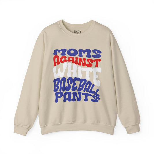 Baseball Mom’s Battle Cry Crewneck Sweatshirt