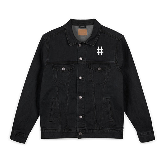 Personalized Black Denim Jacket