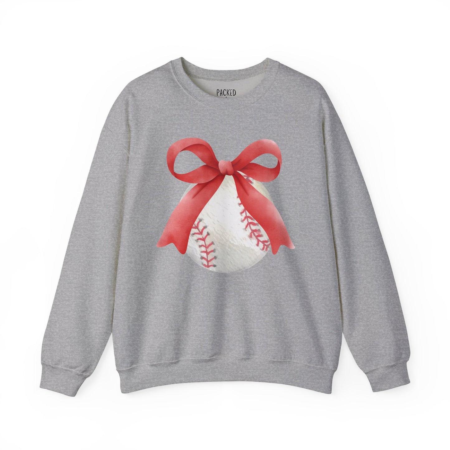 Bows to Baseball Crewneck Sweatshirt