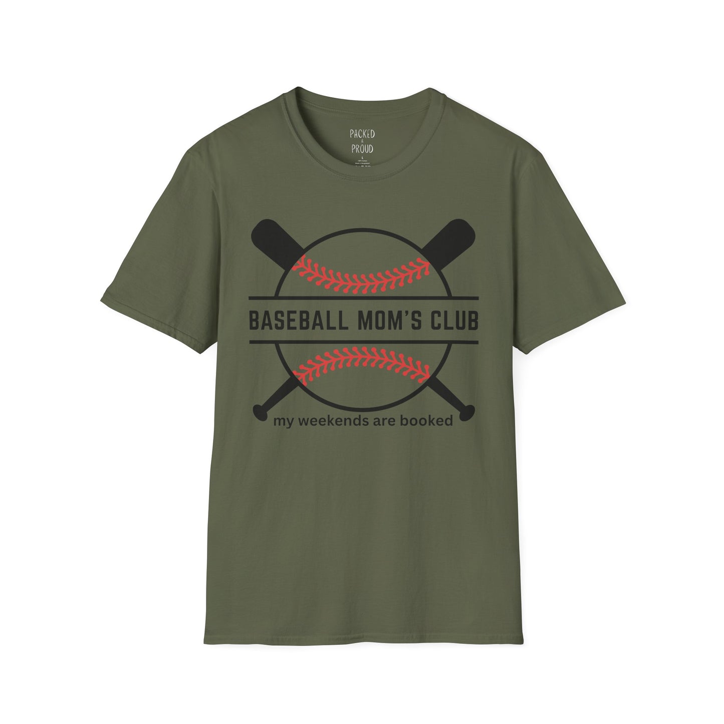 Baseball Mom's Club T-Shirt