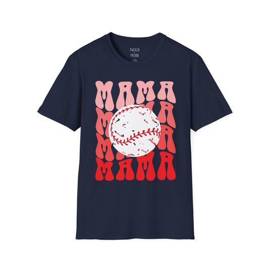 Red, Retro & Ready Mama T-Shirt