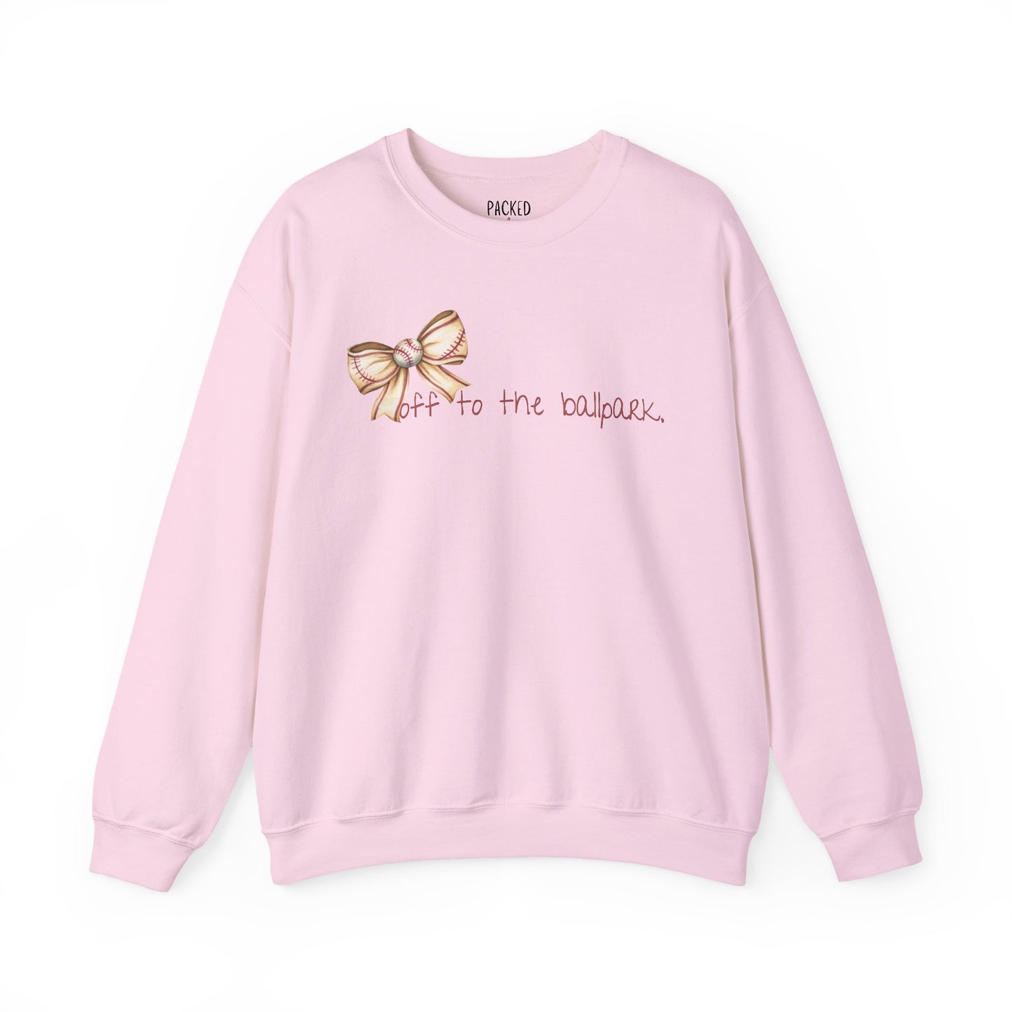 Off to the Ballpark Crewneck Sweatshirt