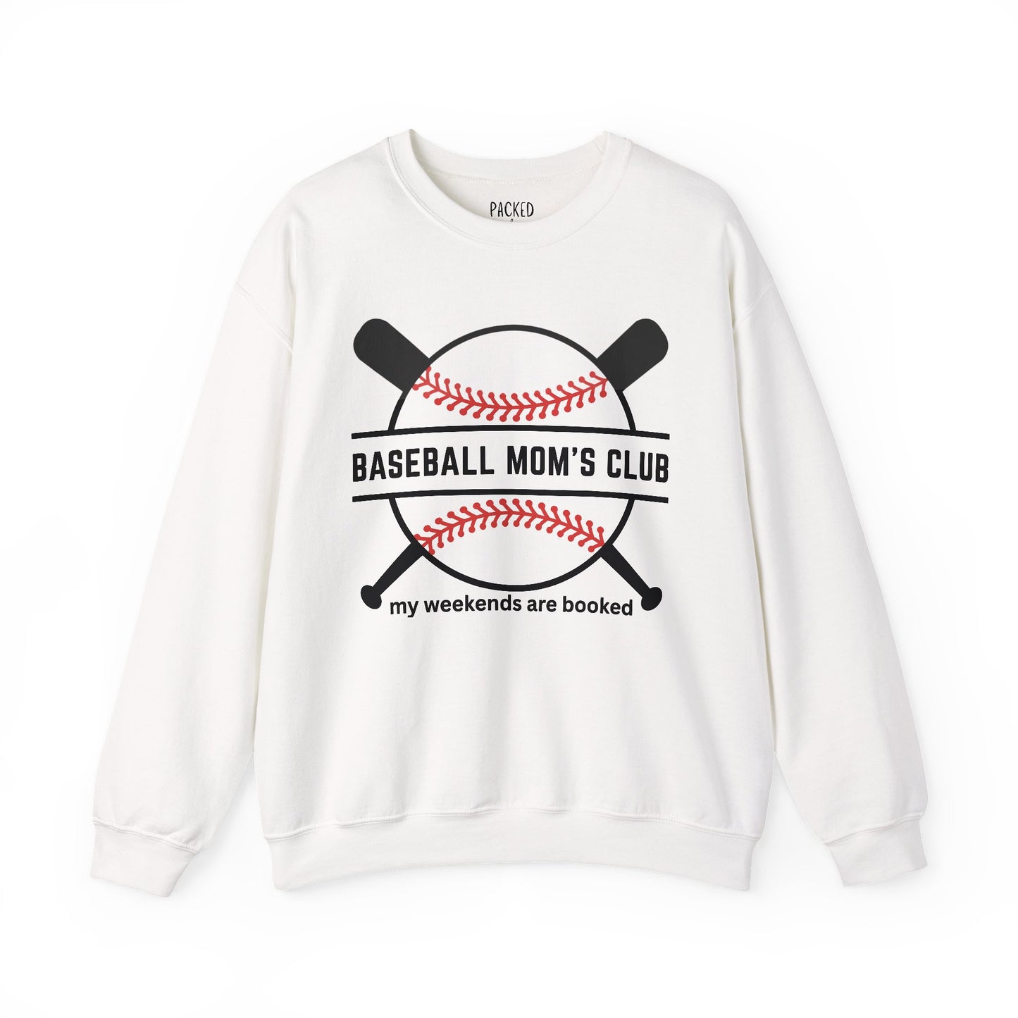 Baseball Mom's Club Crewneck Sweatshirt