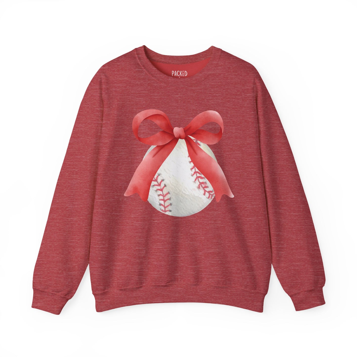 Bows to Baseball Crewneck Sweatshirt