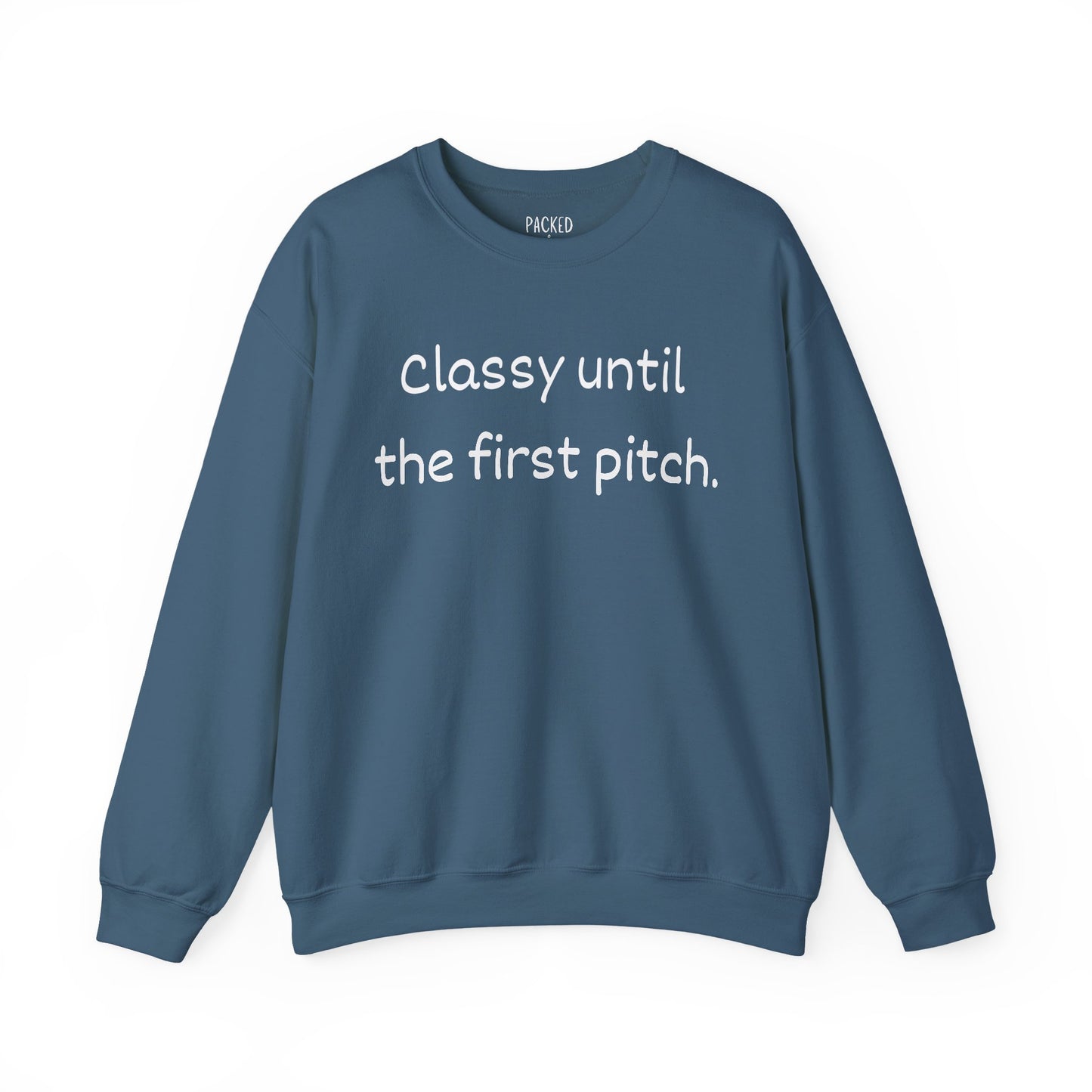 Baseball Mom Energy Crewneck Sweatshirt