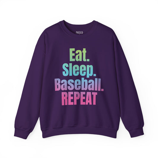 Nonstop Baseball Life Crewneck Sweatshirt