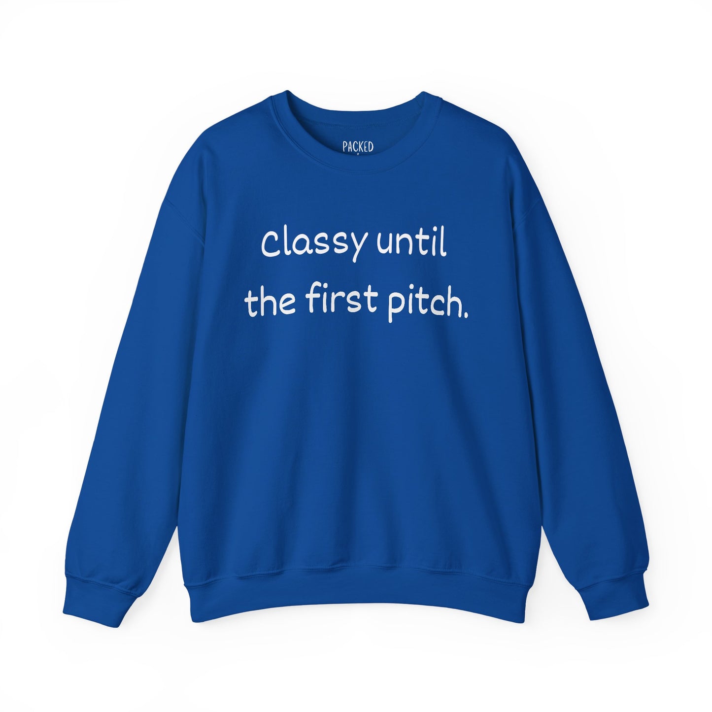 Baseball Mom Energy Crewneck Sweatshirt