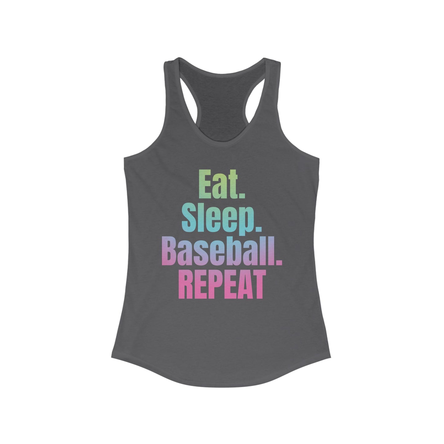 Nonstop Baseball Life Racerback Tank