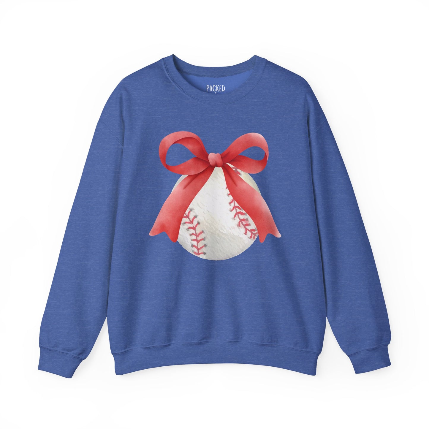 Bows to Baseball Crewneck Sweatshirt
