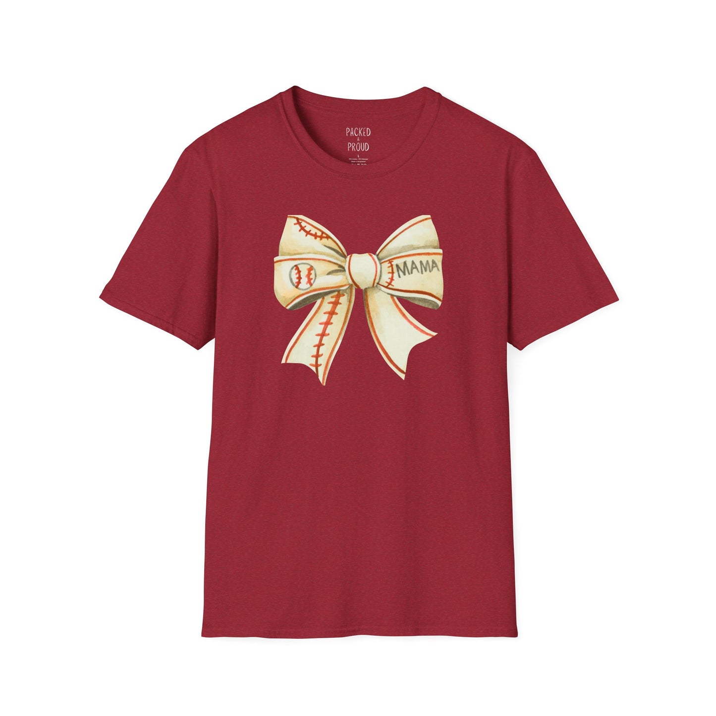 Baseball Bow Mama T-Shirt