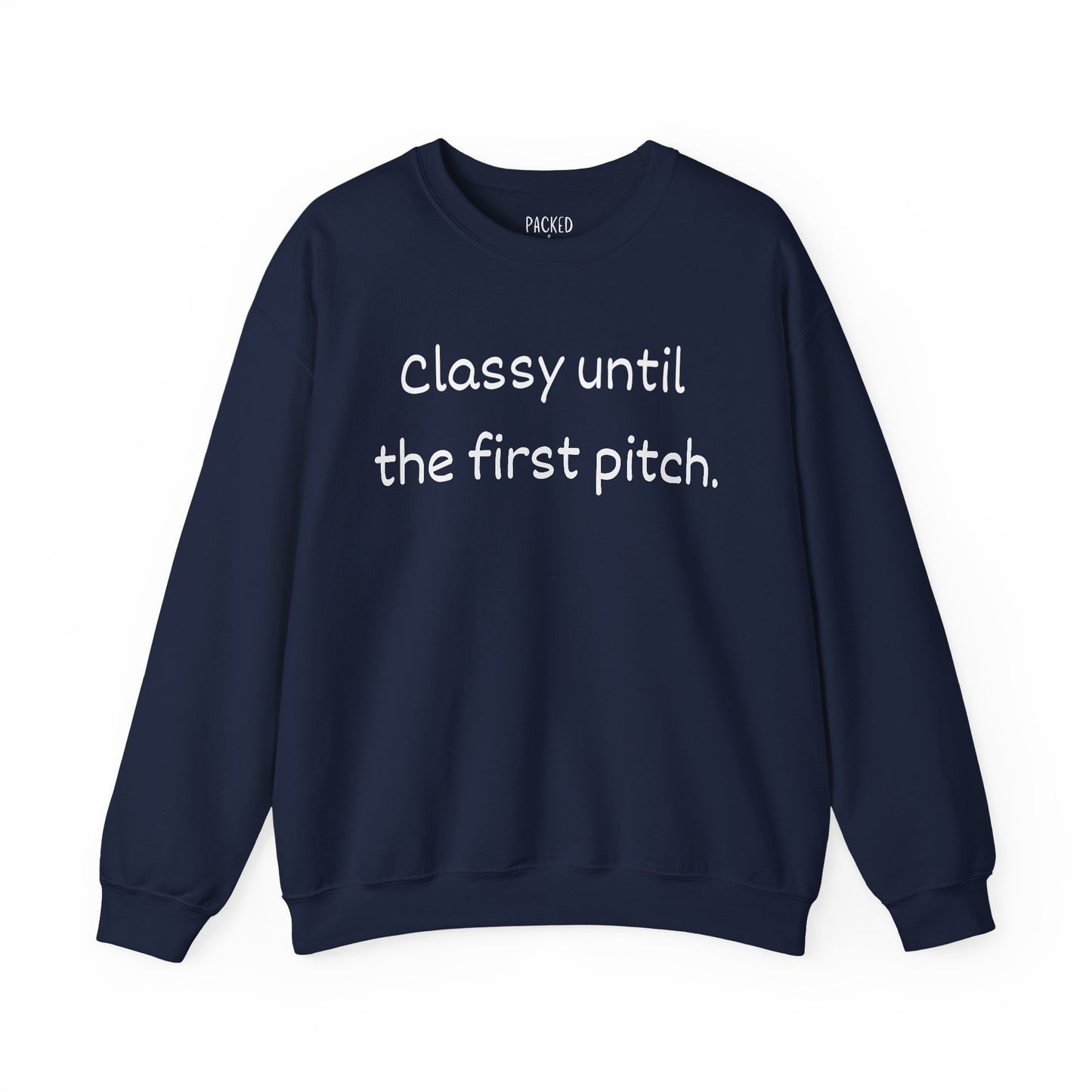 Baseball Mom Energy Crewneck Sweatshirt