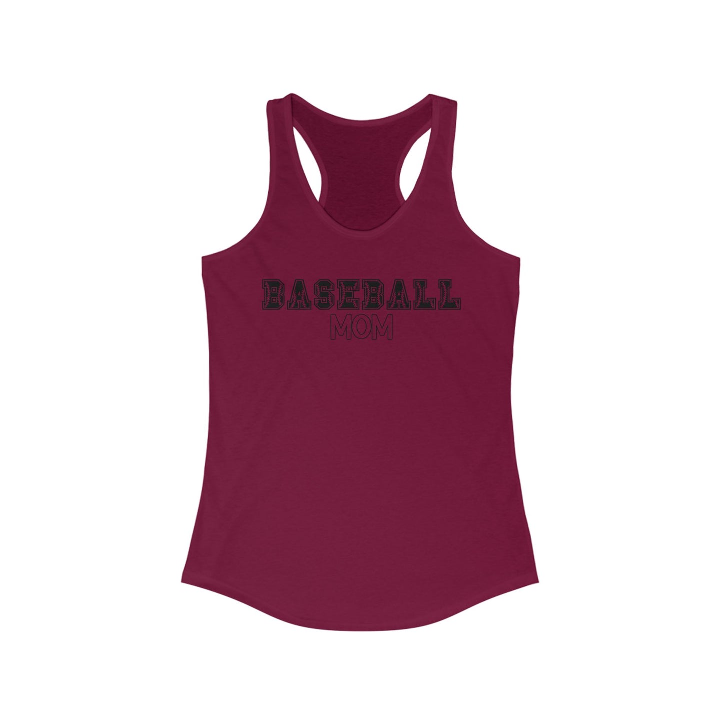 Baseball Mom Racerback Tank