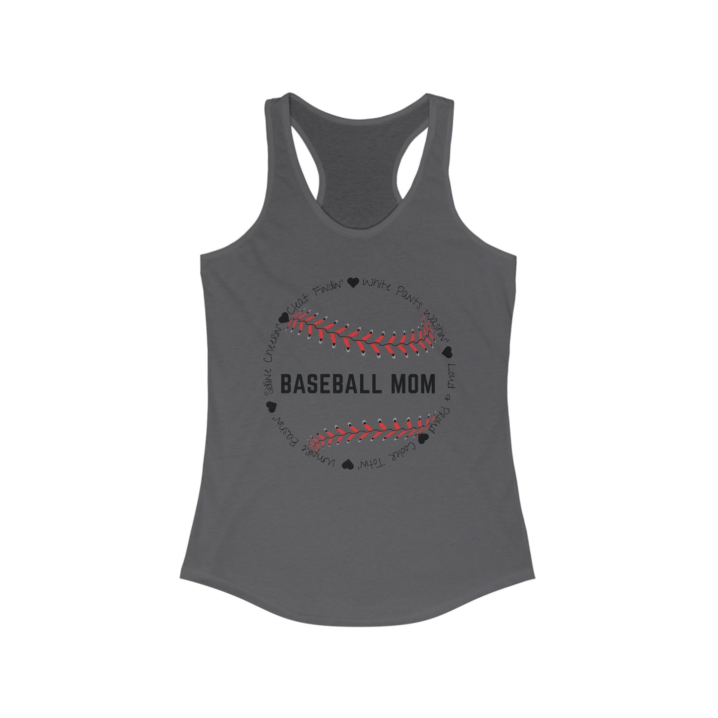 Loud and Proud Baseball Mom Racerback Tank