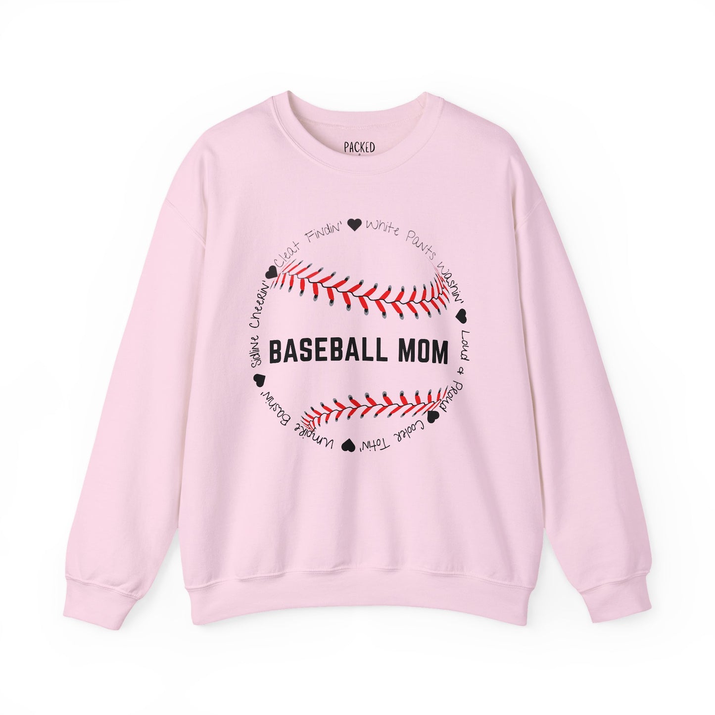 Loud and Proud Baseball Mom Crewneck Sweatshirt
