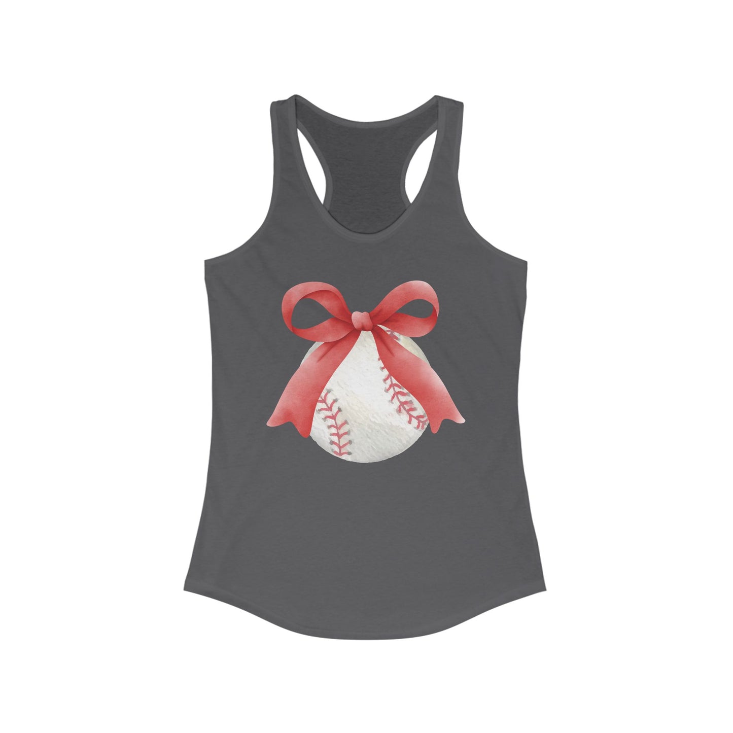 Bows to Baseball Racerback Tank