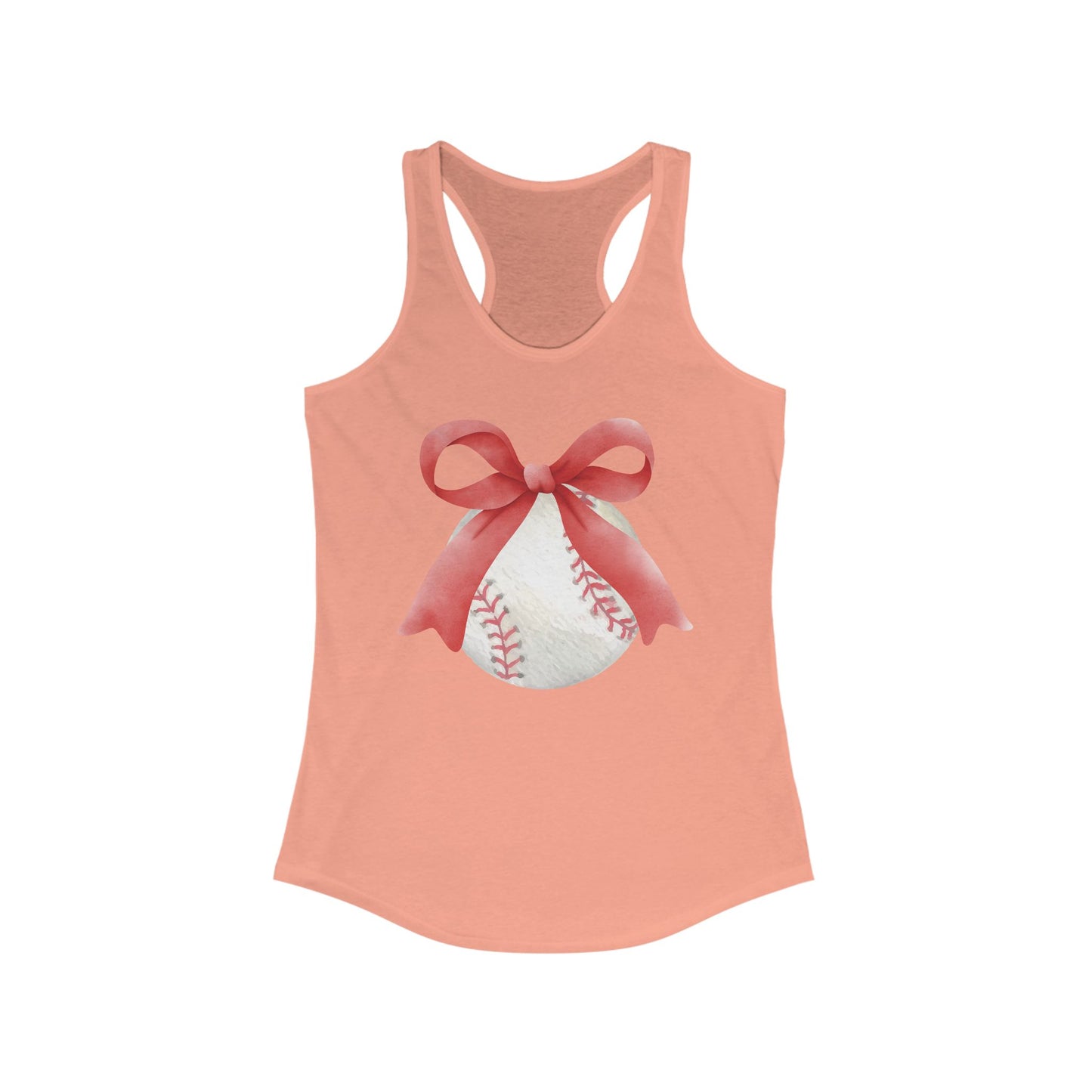 Bows to Baseball Racerback Tank