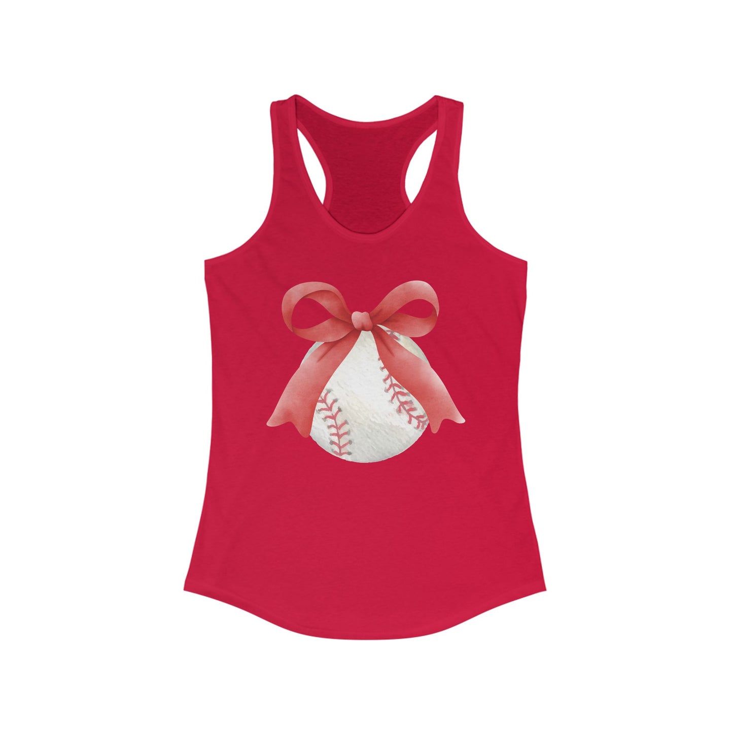 Bows to Baseball Racerback Tank