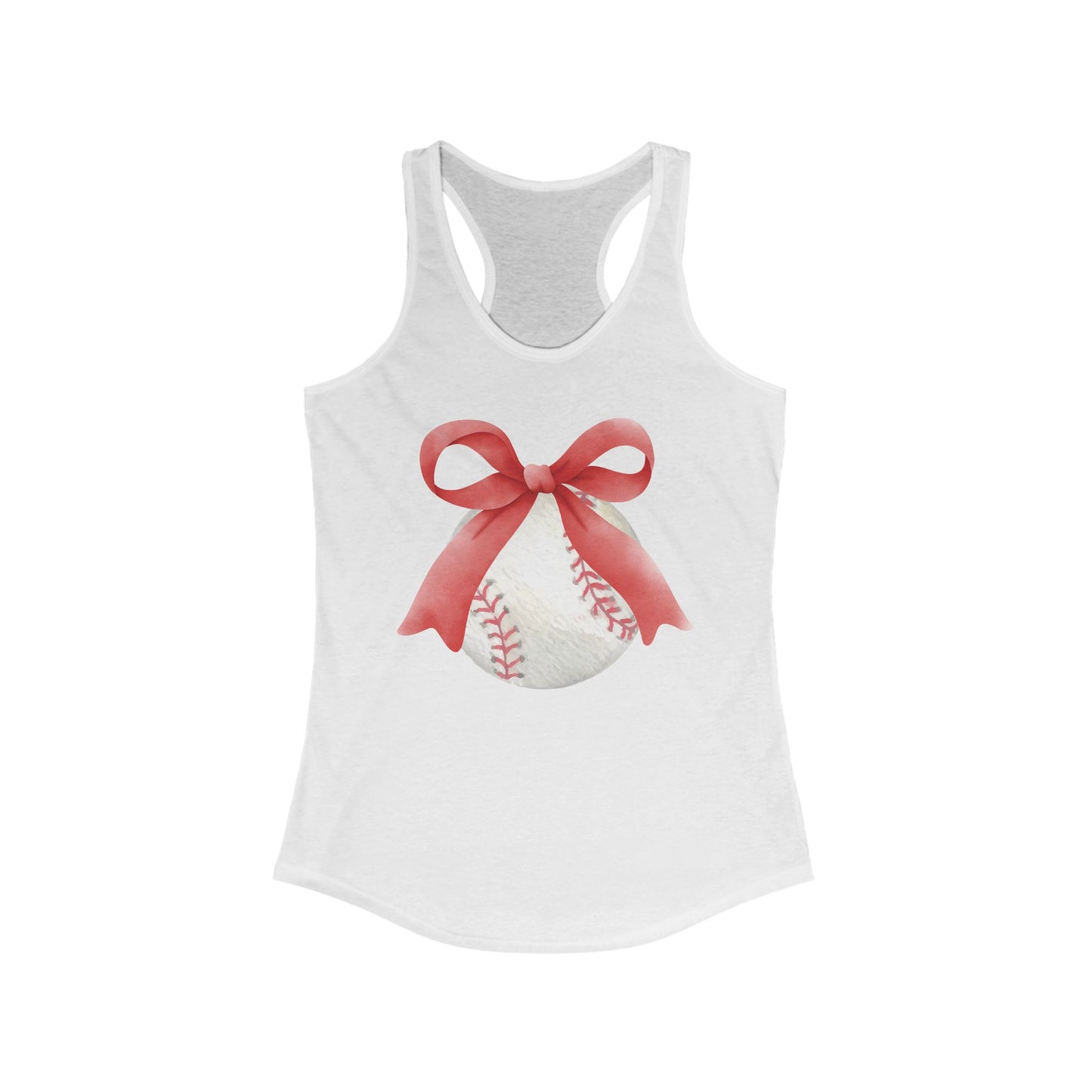 Bows to Baseball Racerback Tank