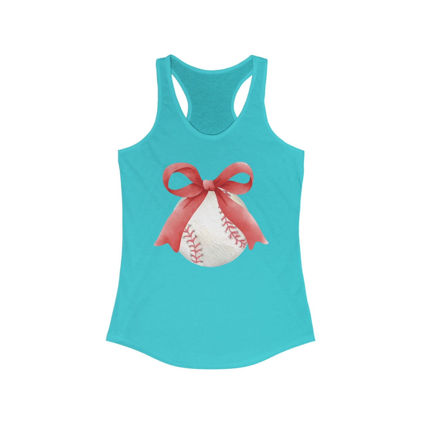Bows to Baseball Racerback Tank
