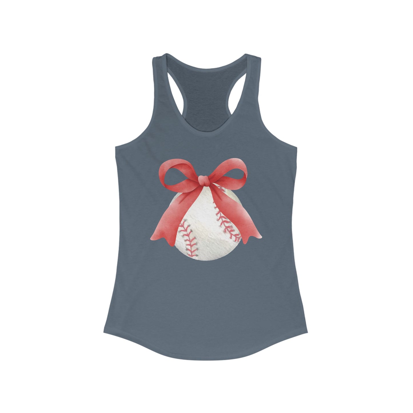 Bows to Baseball Racerback Tank