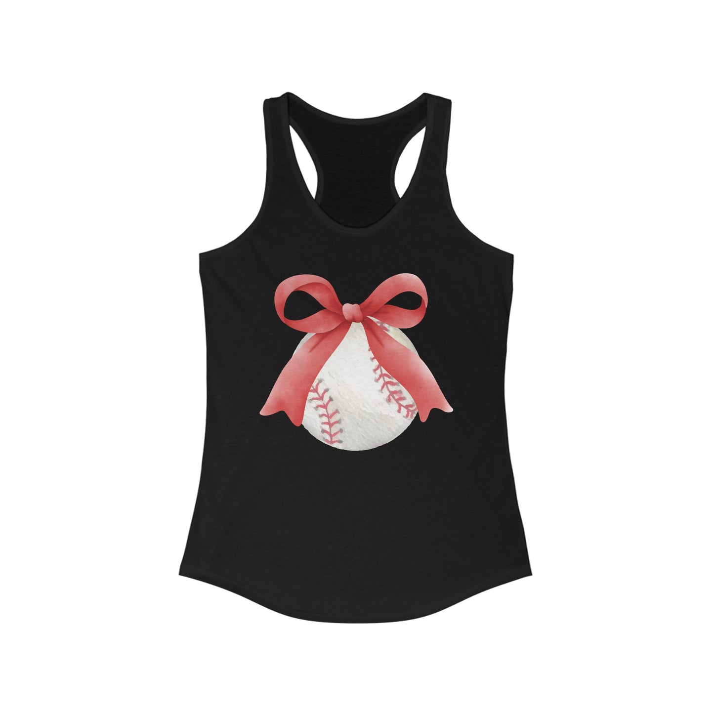 Bows to Baseball Racerback Tank