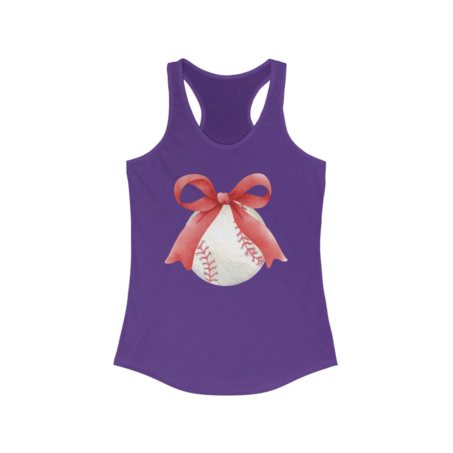 Bows to Baseball Racerback Tank