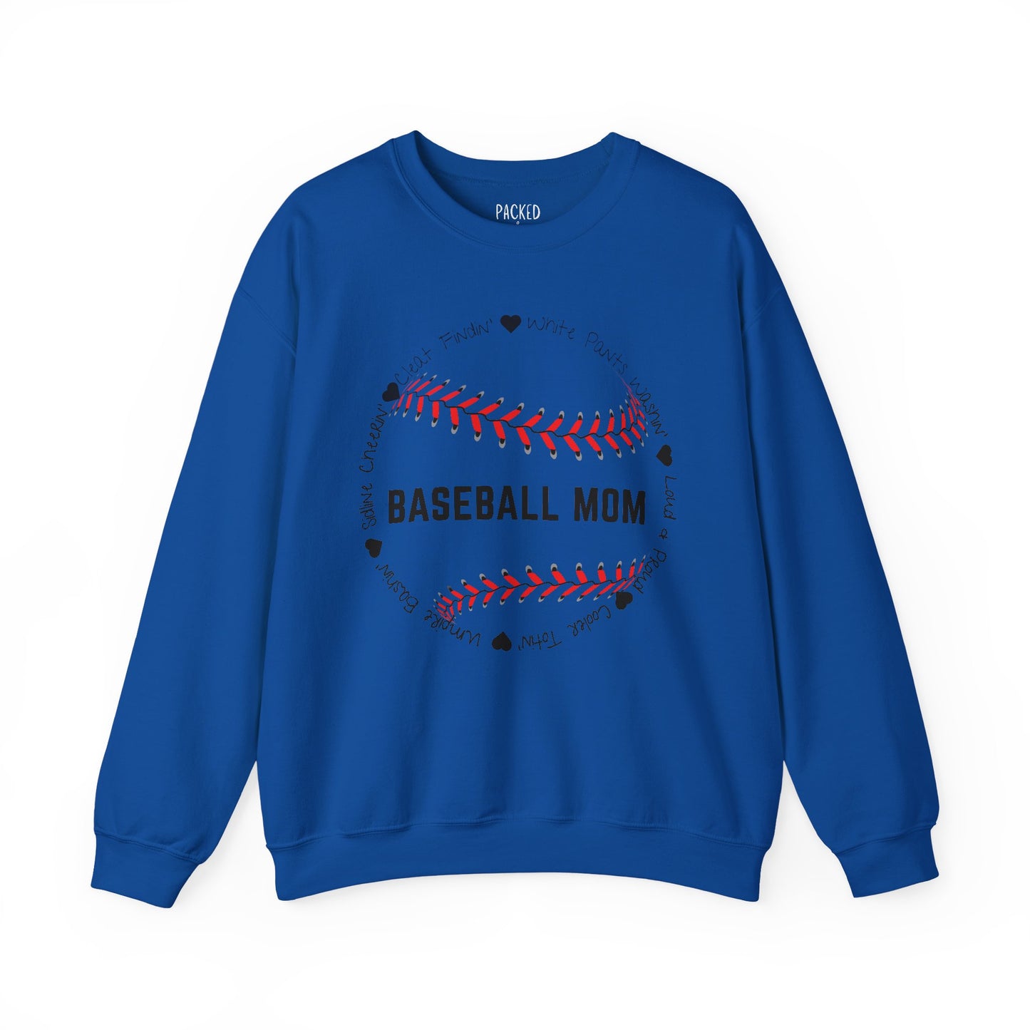 Loud and Proud Baseball Mom Crewneck Sweatshirt