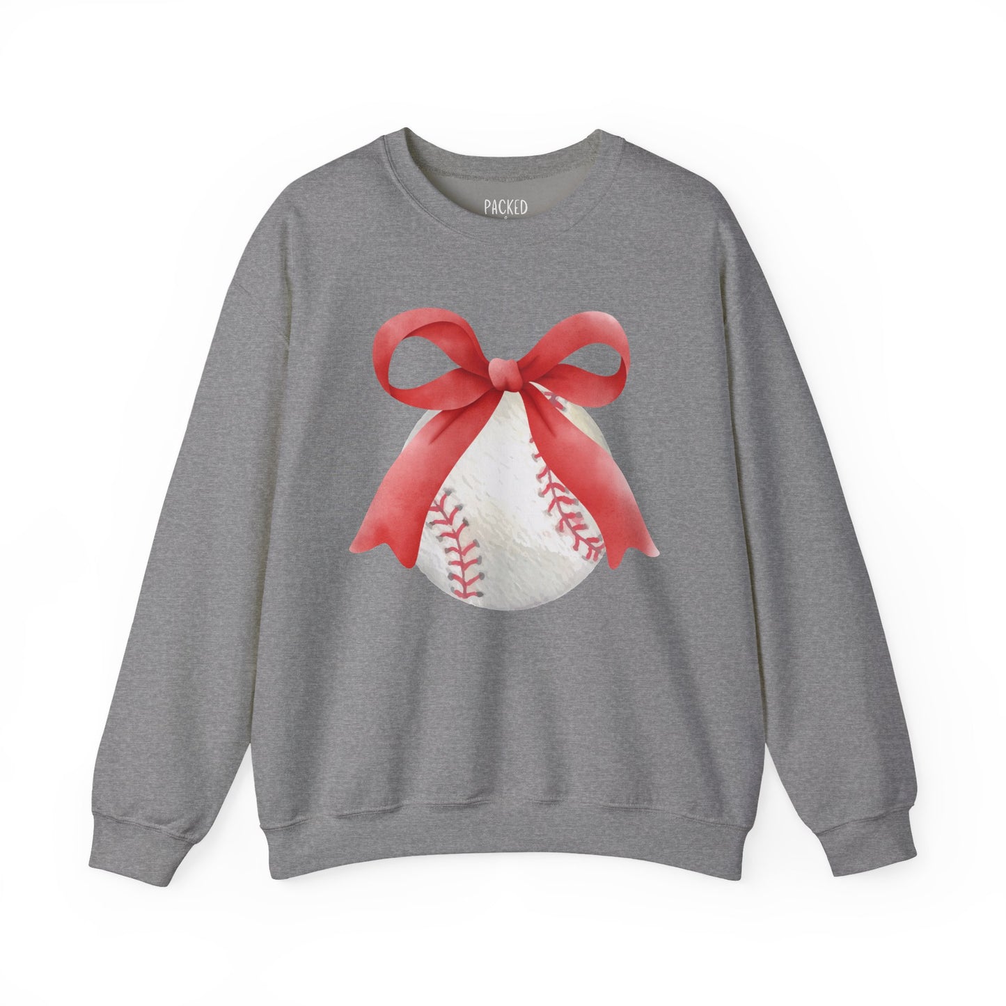 Bows to Baseball Crewneck Sweatshirt