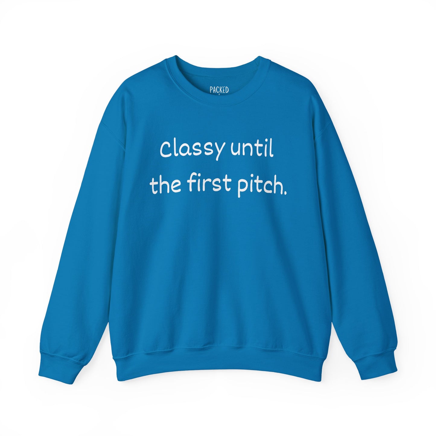 Baseball Mom Energy Crewneck Sweatshirt