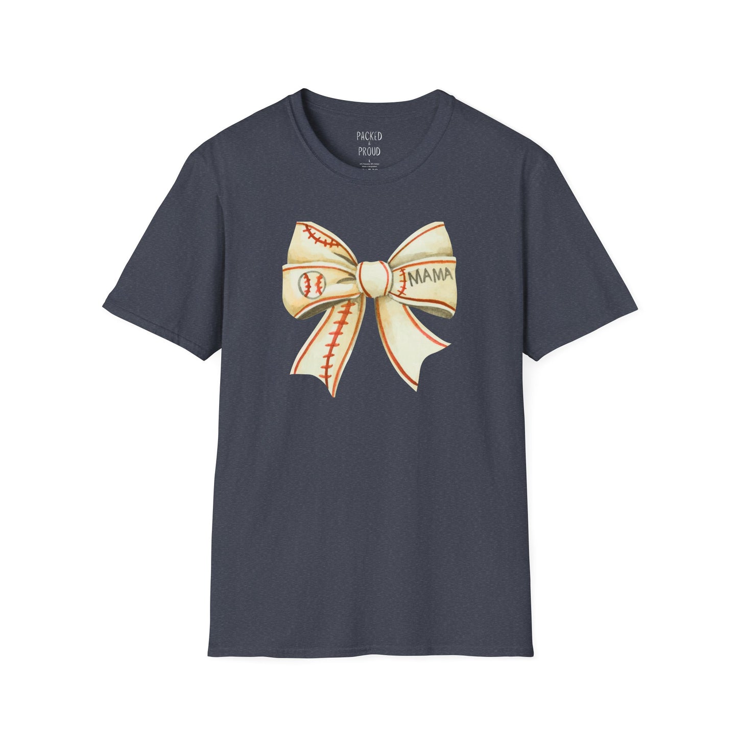 Baseball Bow Mama T-Shirt