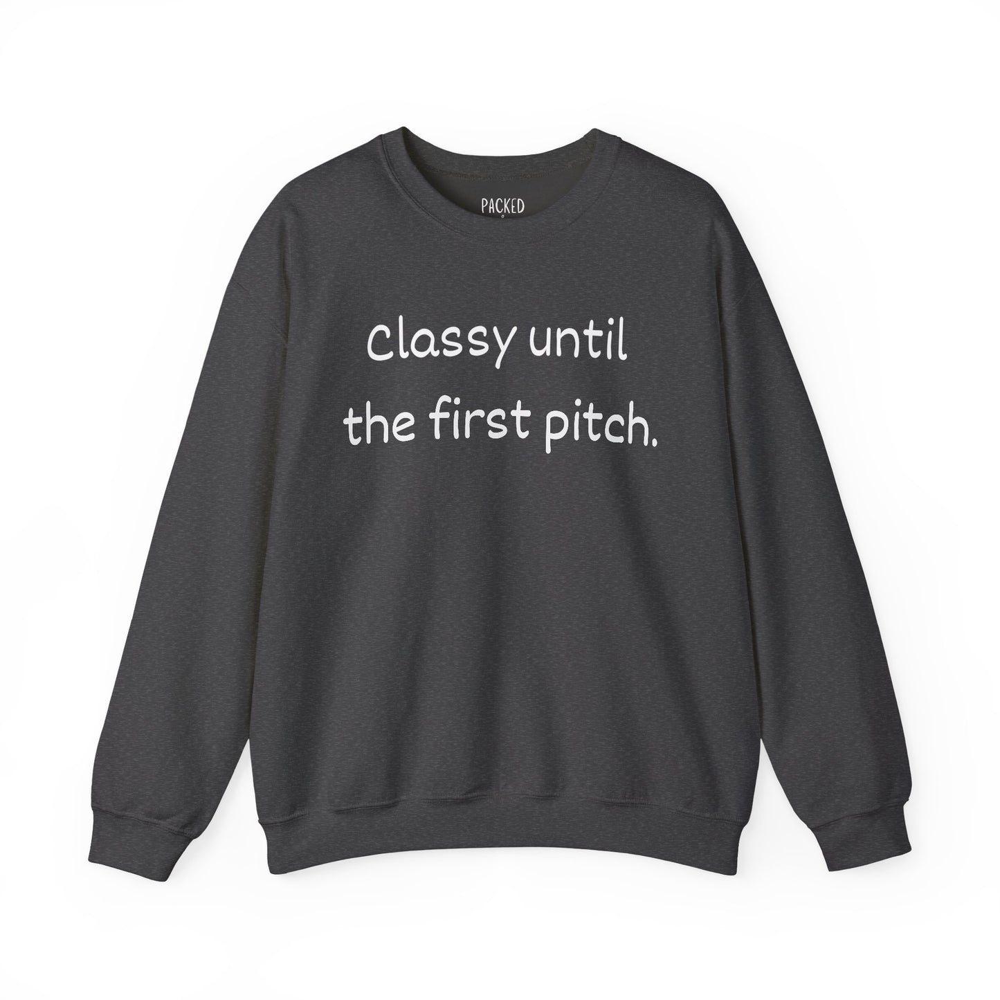 Baseball Mom Energy Crewneck Sweatshirt