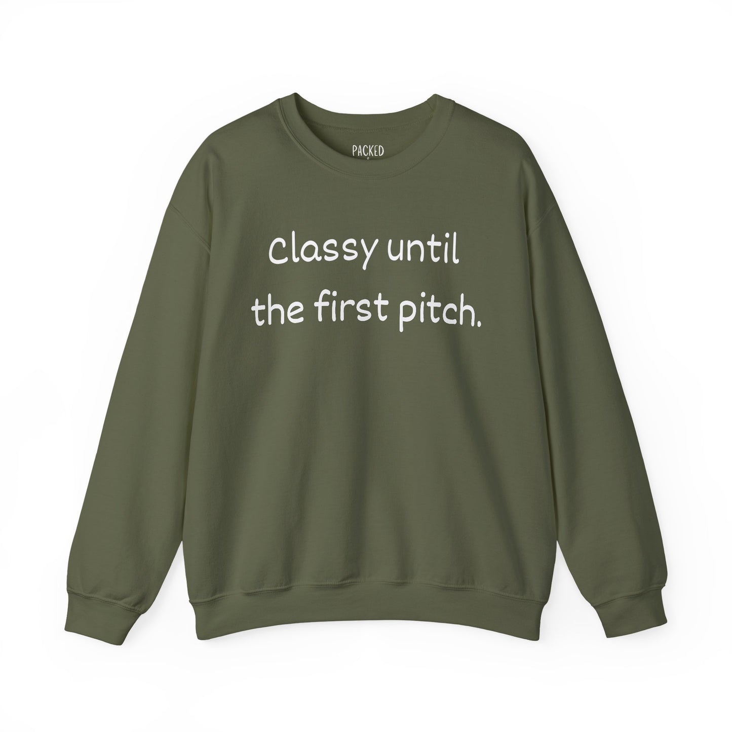 Baseball Mom Energy Crewneck Sweatshirt
