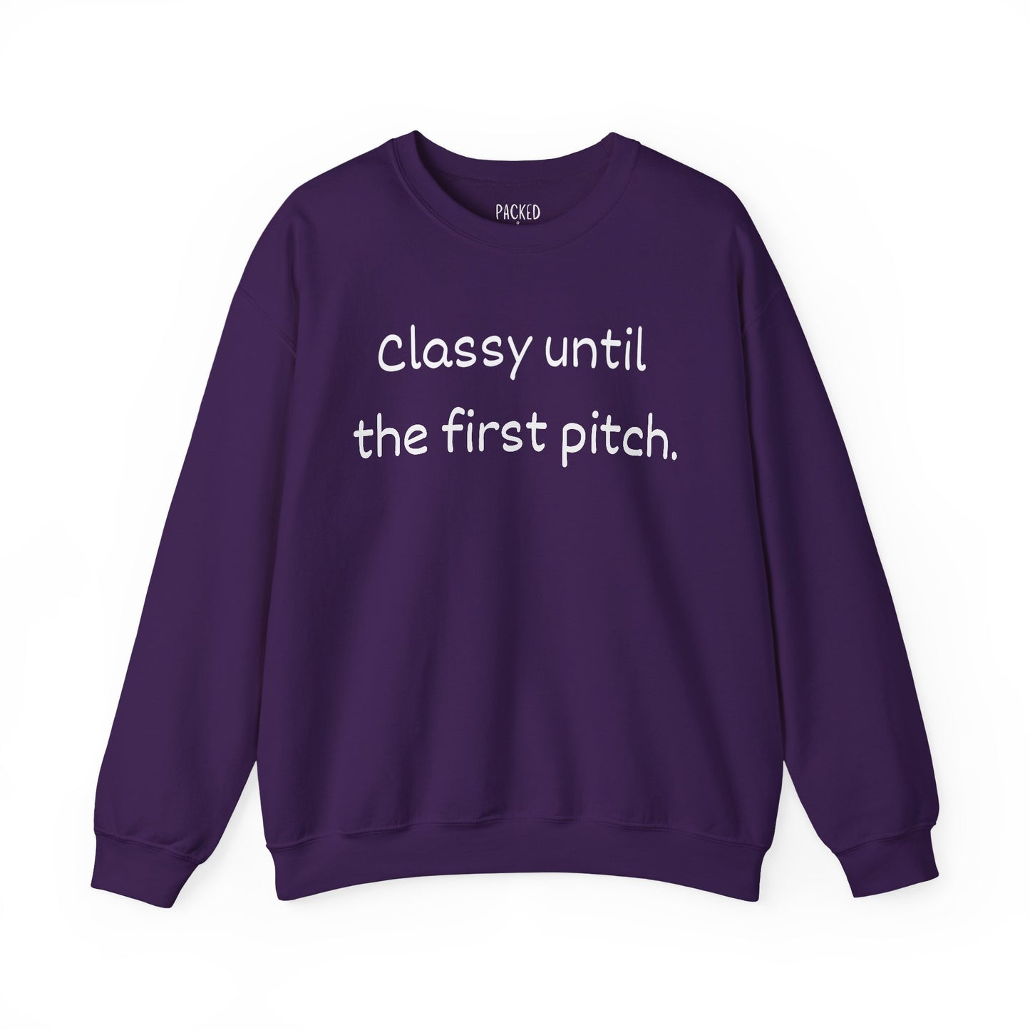 Baseball Mom Energy Crewneck Sweatshirt