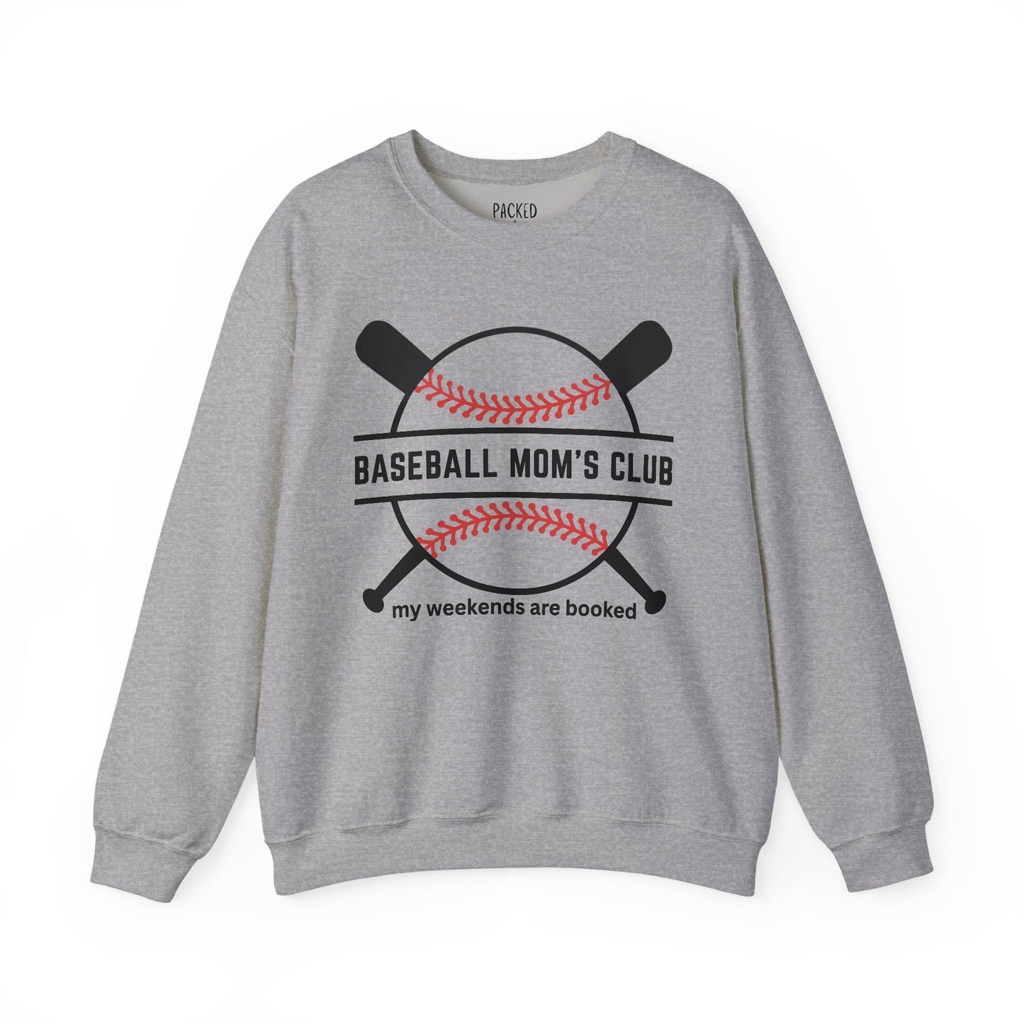 Baseball Mom's Club Crewneck Sweatshirt