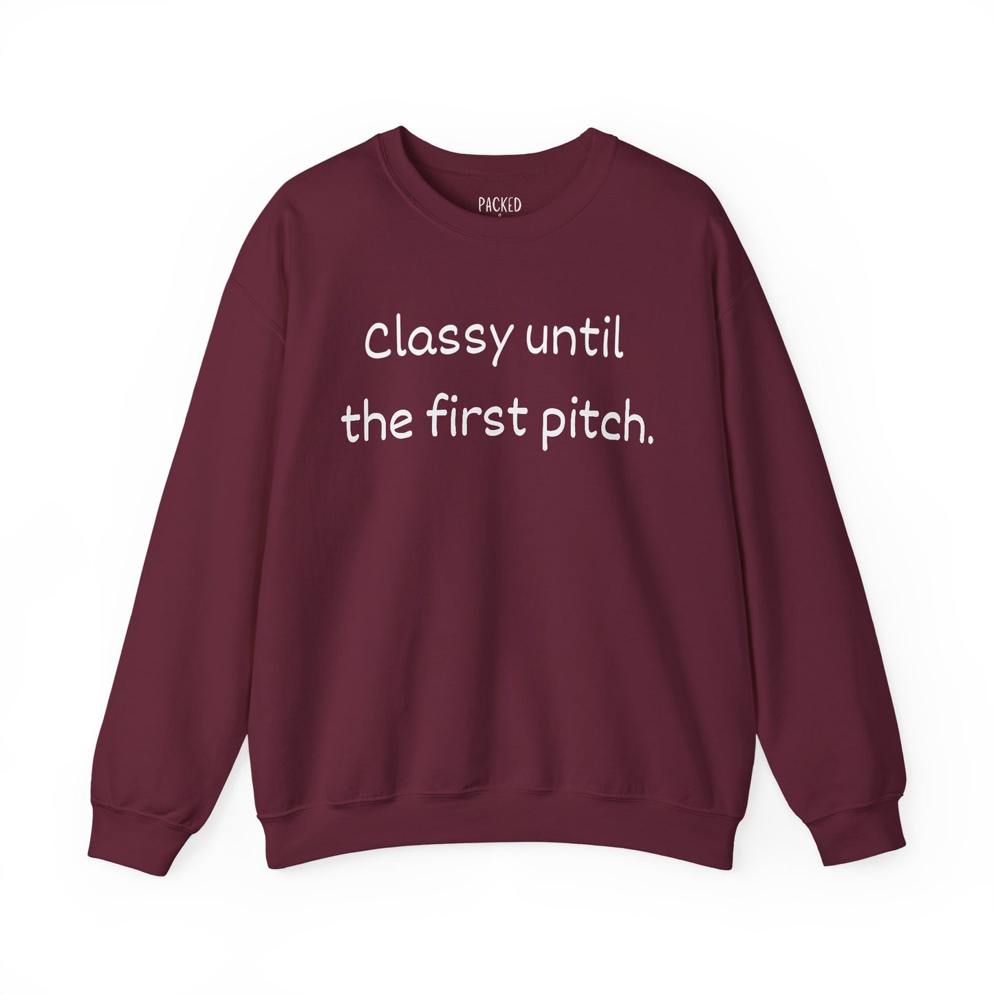 Baseball Mom Energy Crewneck Sweatshirt
