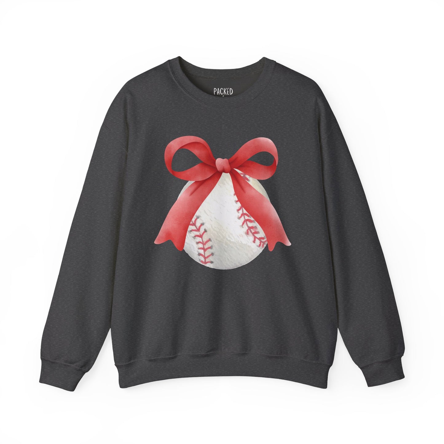 Bows to Baseball Crewneck Sweatshirt