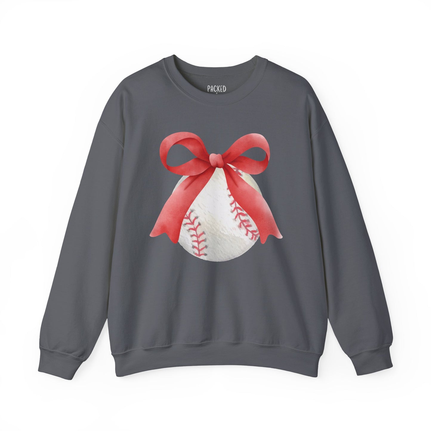 Bows to Baseball Crewneck Sweatshirt