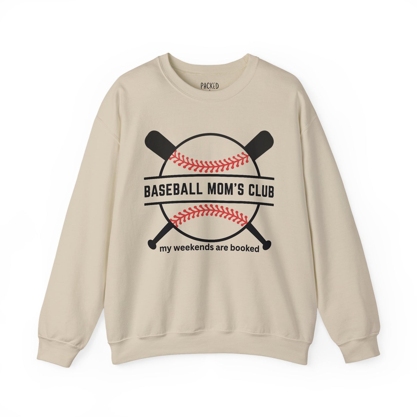 Baseball Mom's Club Crewneck Sweatshirt