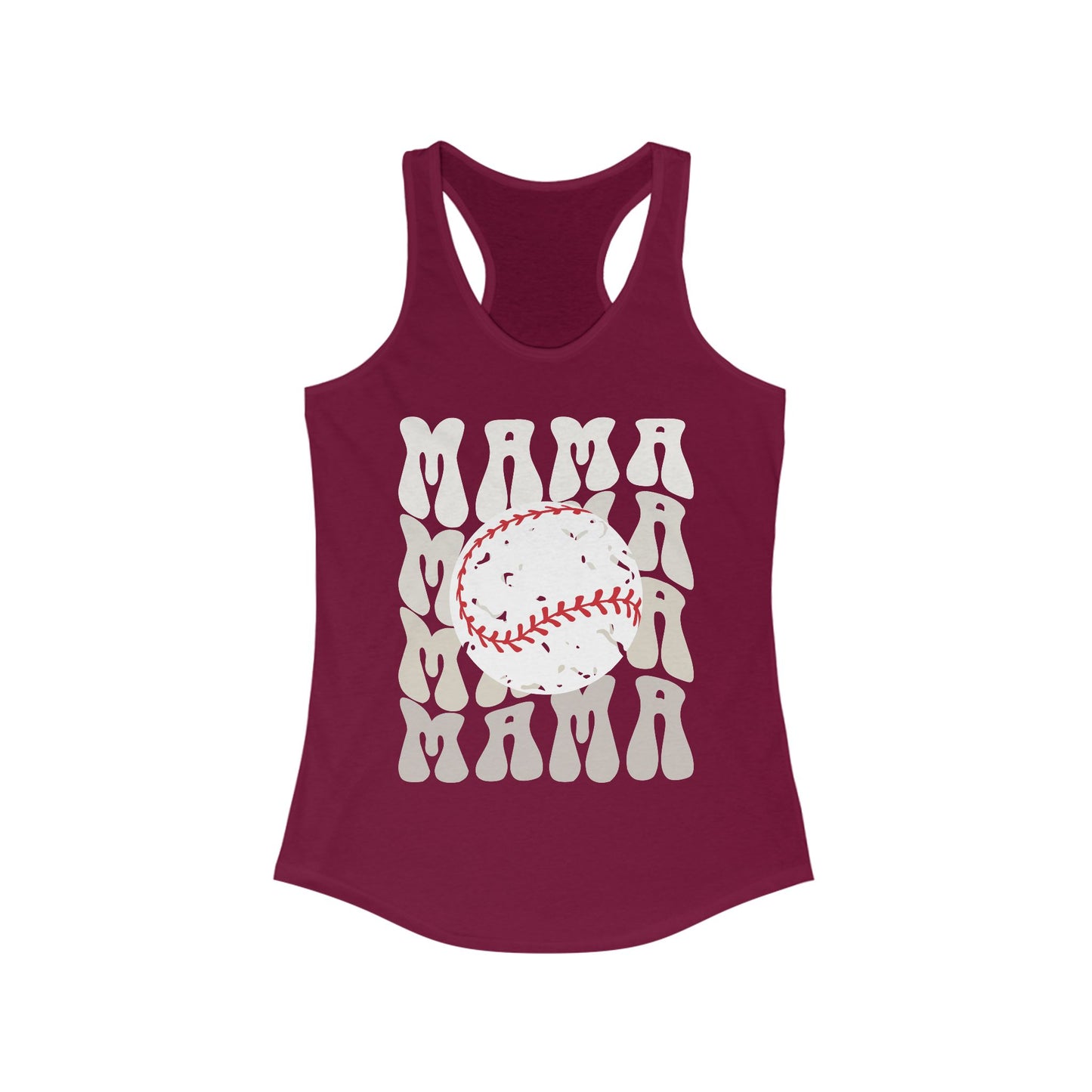 MAMA on Repeat Racerback Tank
