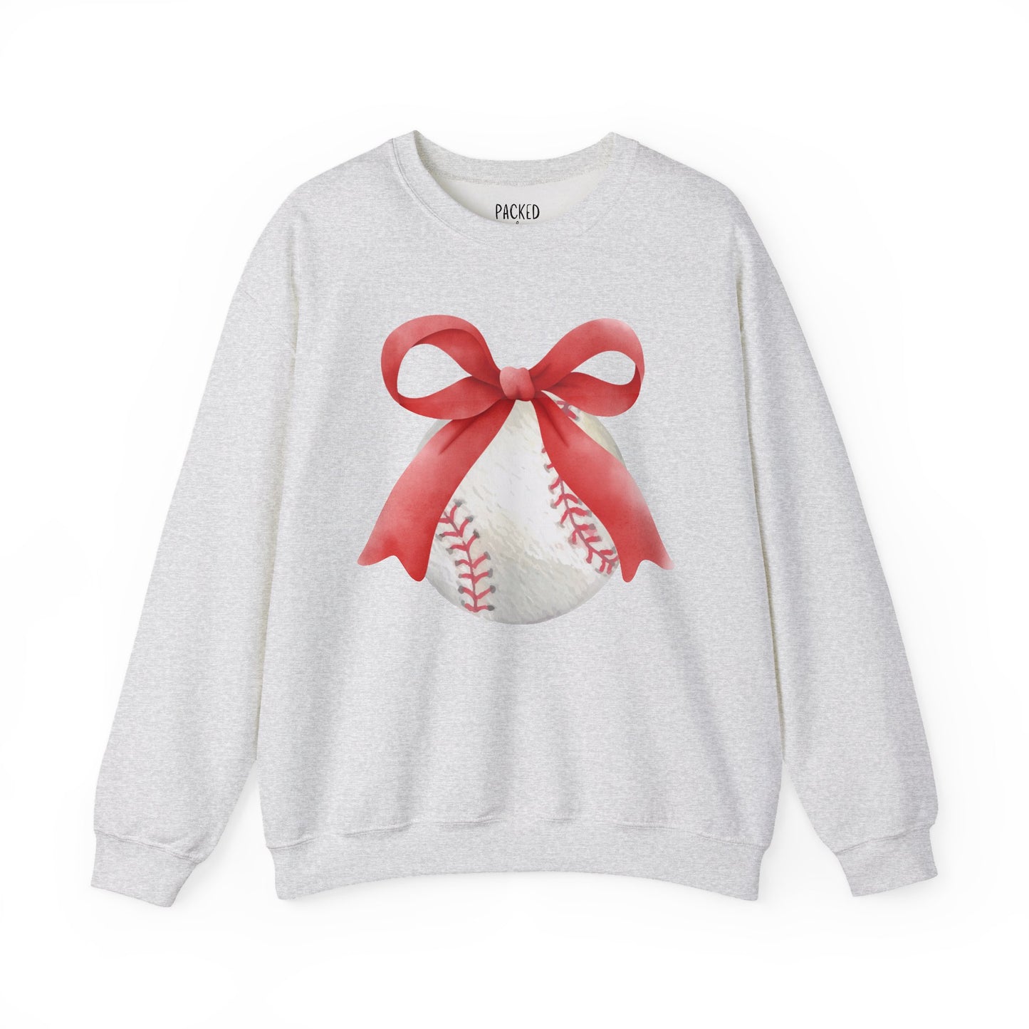 Bows to Baseball Crewneck Sweatshirt