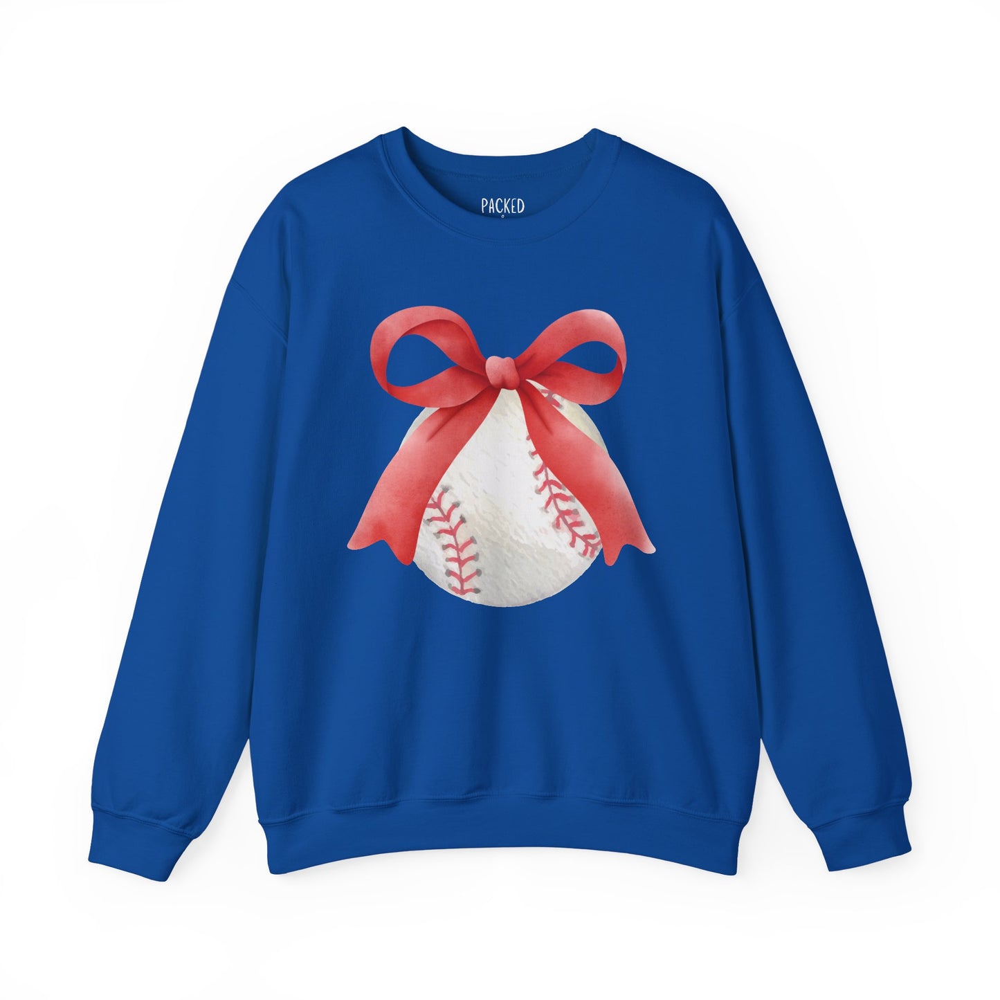 Bows to Baseball Crewneck Sweatshirt