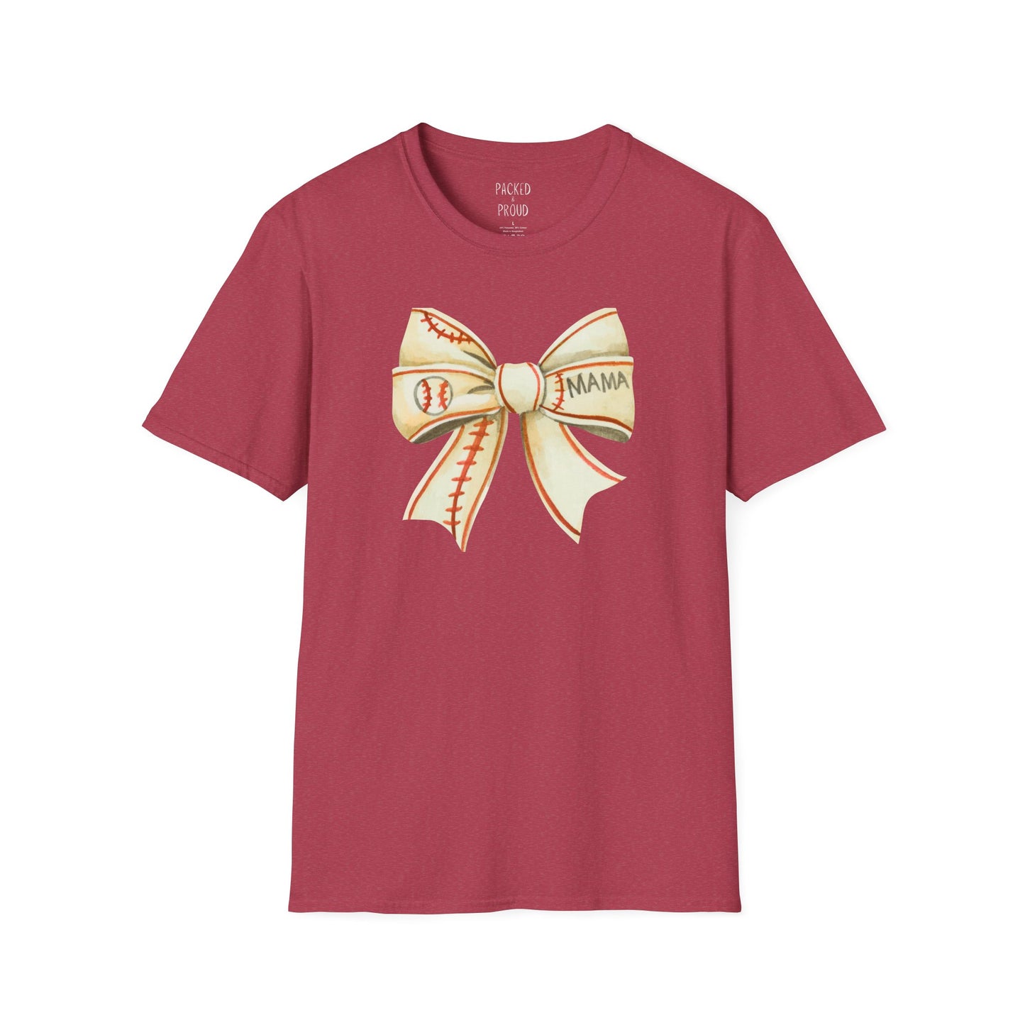 Baseball Bow Mama T-Shirt