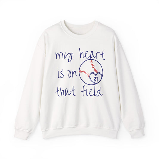 Where My Heart Plays Crewneck Sweatshirt
