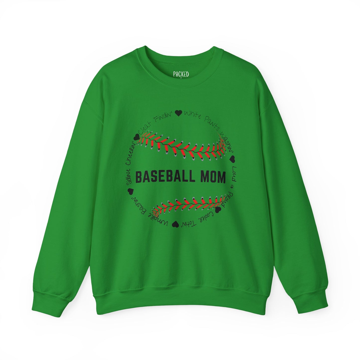 Loud and Proud Baseball Mom Crewneck Sweatshirt