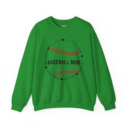 Loud and Proud Baseball Mom Crewneck Sweatshirt