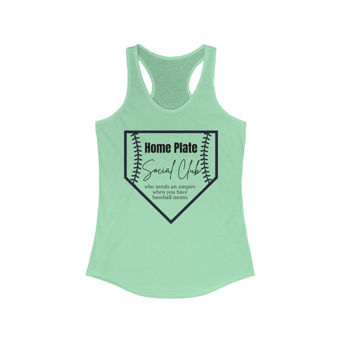 Home Plate Social Club Racerback Tank