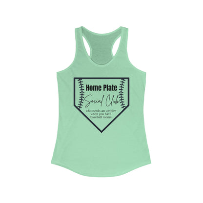 Home Plate Social Club Racerback Tank
