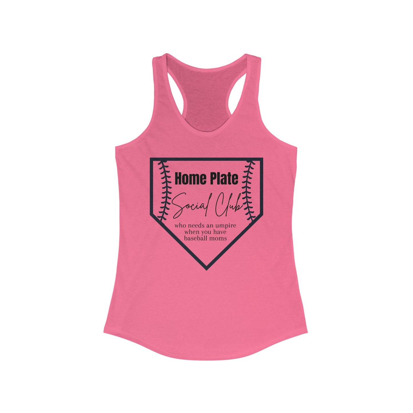 Home Plate Social Club Racerback Tank