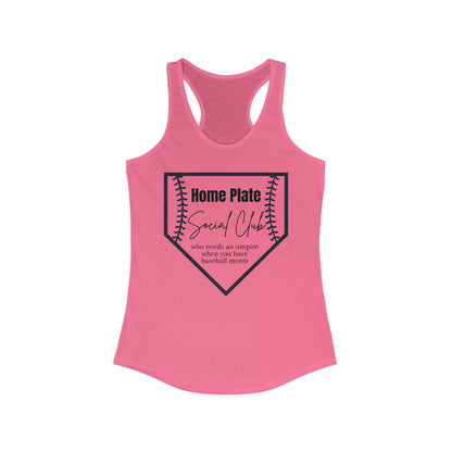 Home Plate Social Club Racerback Tank