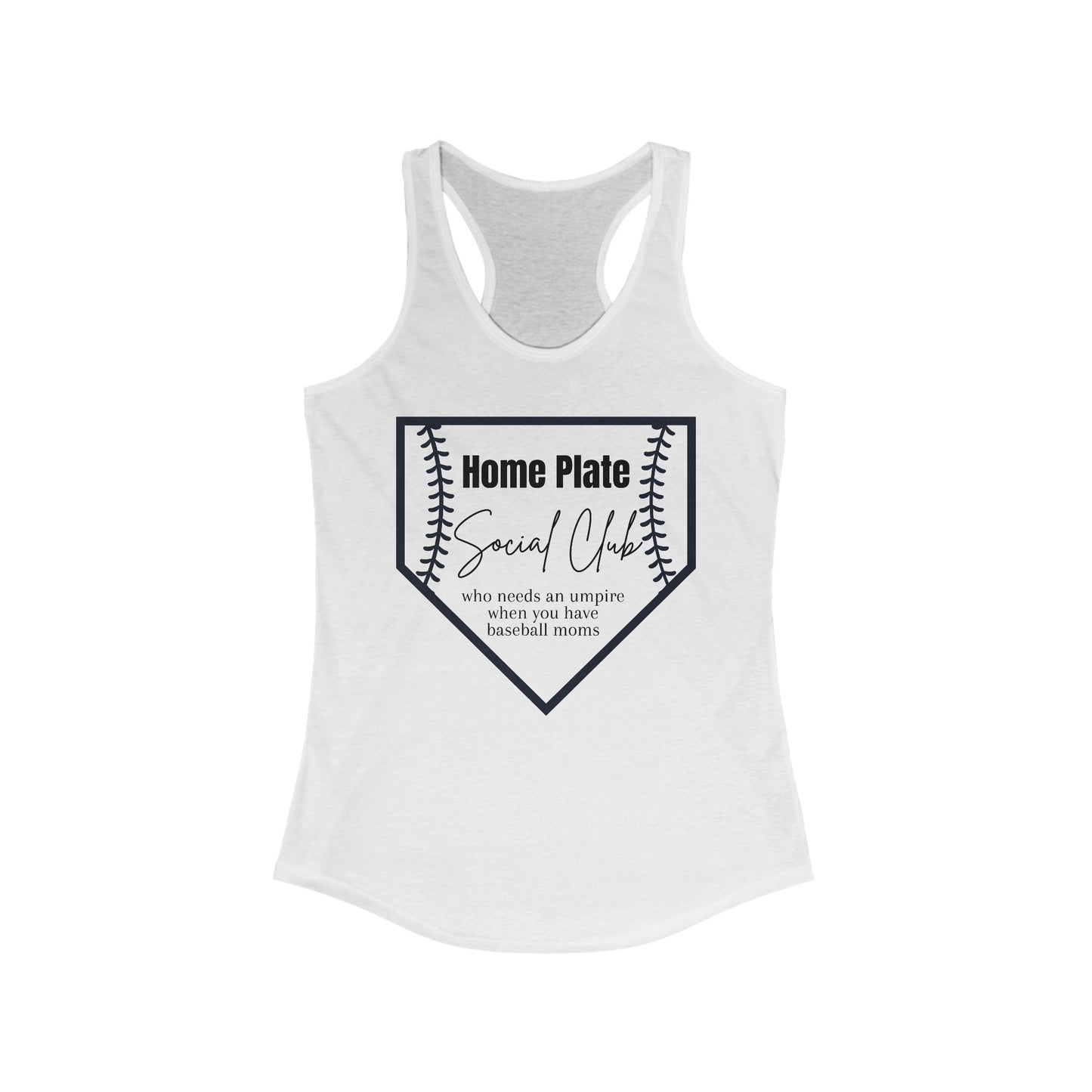 Home Plate Social Club Racerback Tank